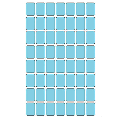 Office Pack Multi-purpose Labels 12 x 8mm Blue (2343)